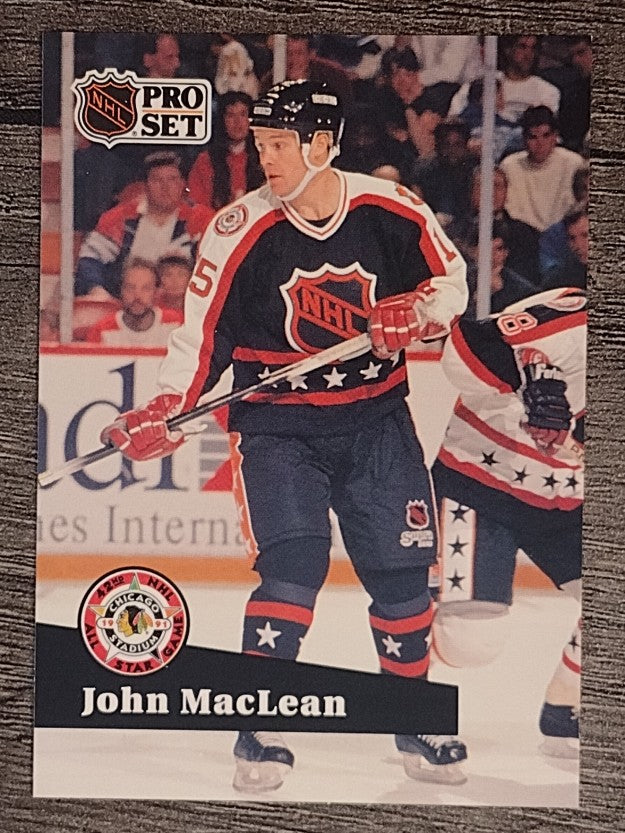 1991-92 Pro Set French #307 John MacLean AS