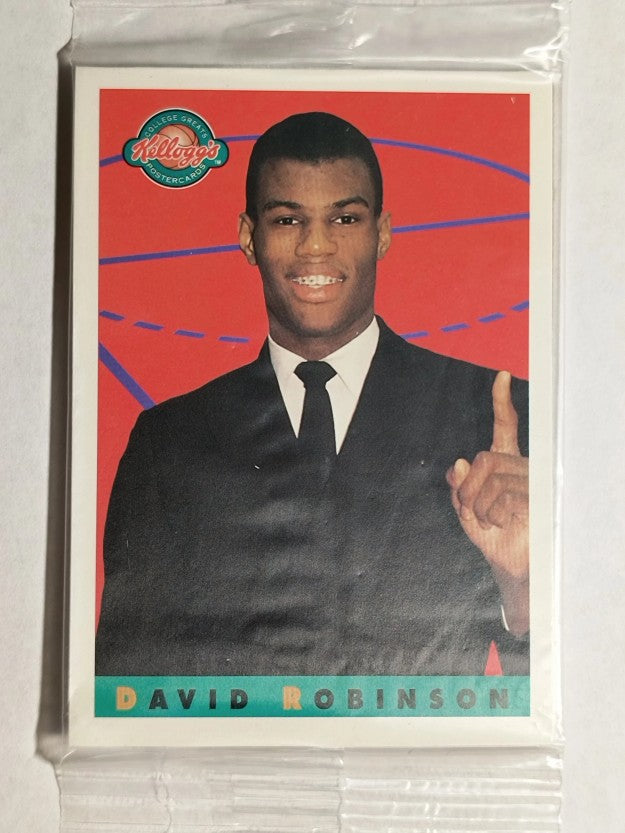 1993 Kellogg's College Greats Postercards #9 David Robinson