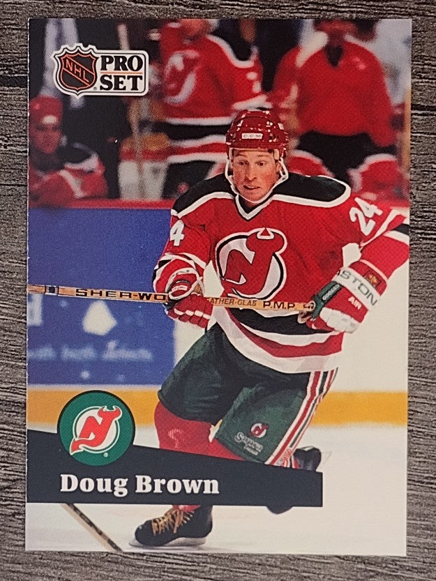 1991-92 Pro Set French #138 Doug Brown