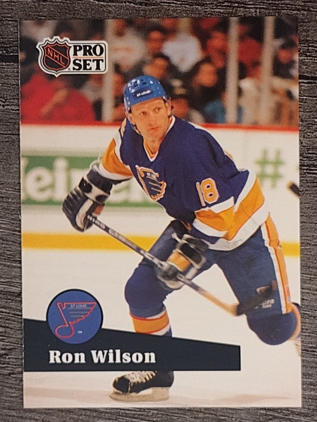 1991-92 Pro Set French #220 Ron Wilson