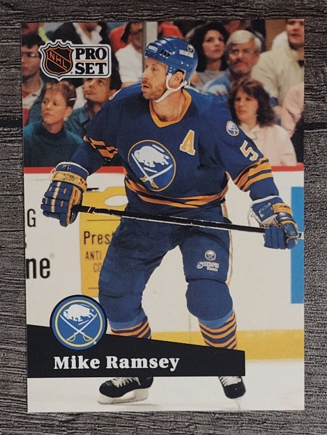 1991-92 Pro Set French #25 Mike Ramsey