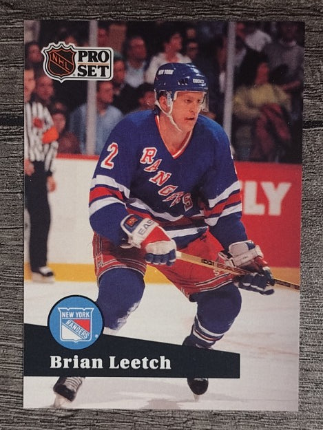 1991-92 Pro Set French #159 Brian Leetch