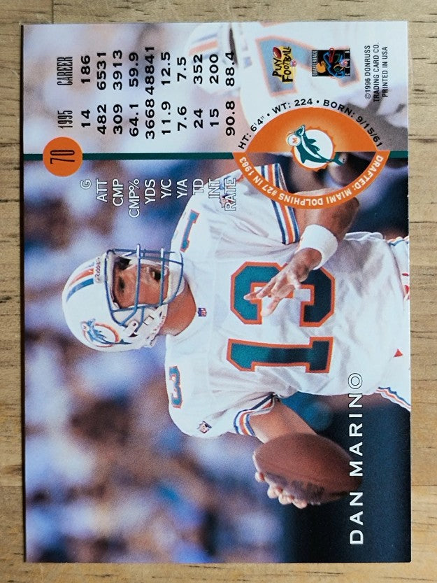 1996 Leaf #70 Dan Marino