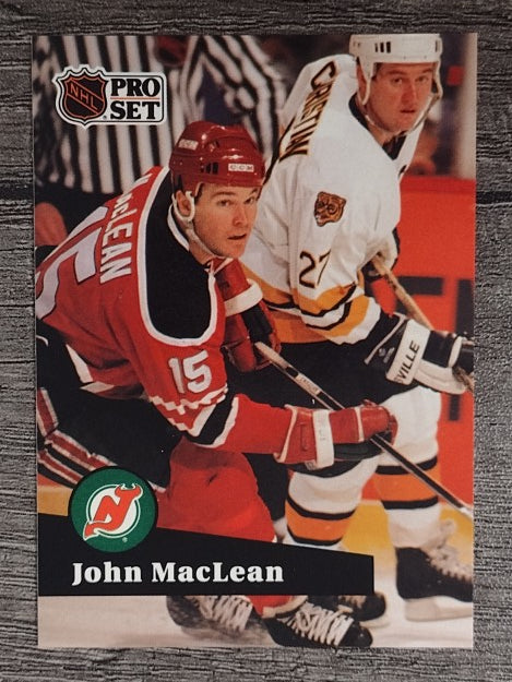 1991-92 Pro Set French #136 John MacLean
