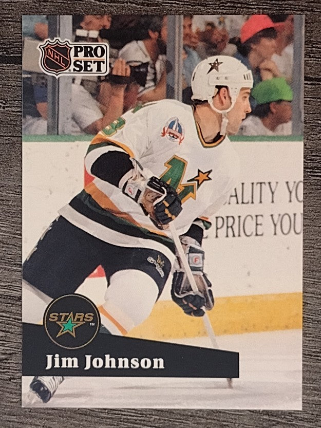 1991-92 Pro Set French #116 Jim Johnson