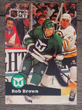 1991-92 Pro Set French #80 Rob Brown