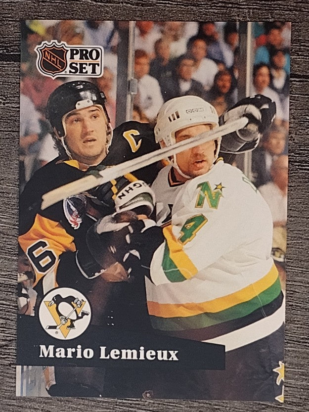 1991-92 Pro Set French #194 Mario Lemieux