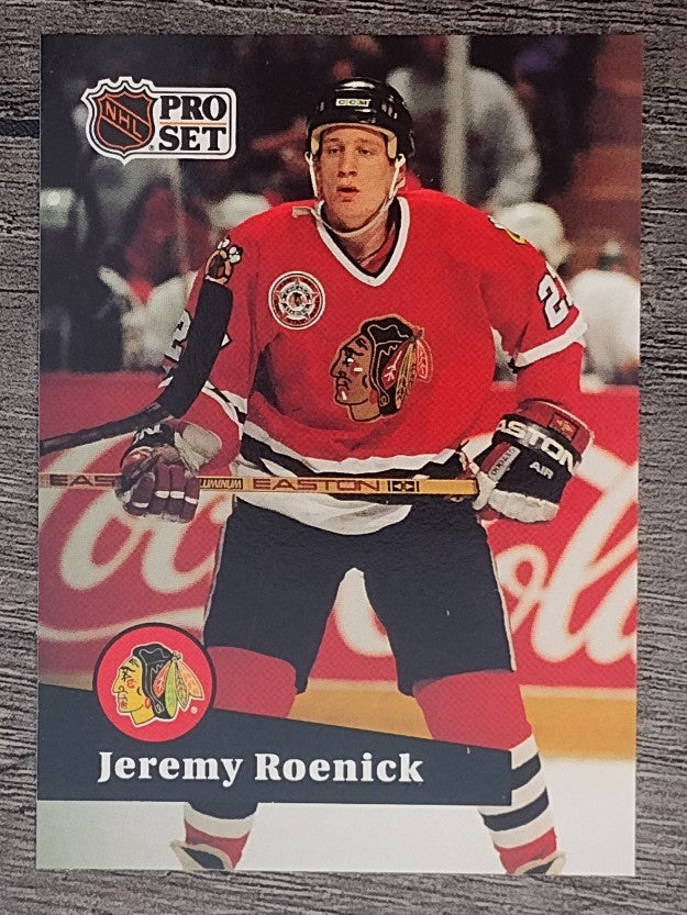 1991-92 Pro Set French #40 Jeremy Roenick