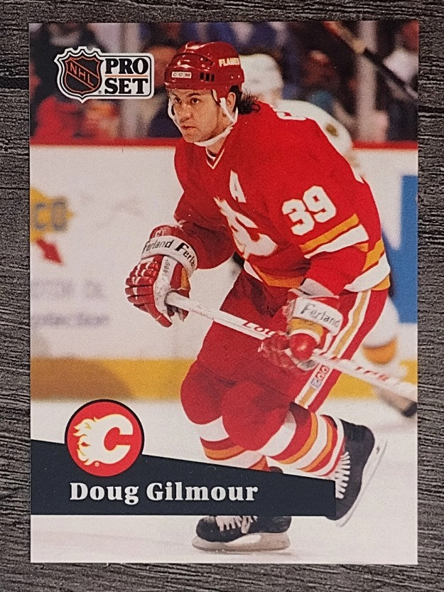 1991-92 Pro Set French #34 Doug Gilmour