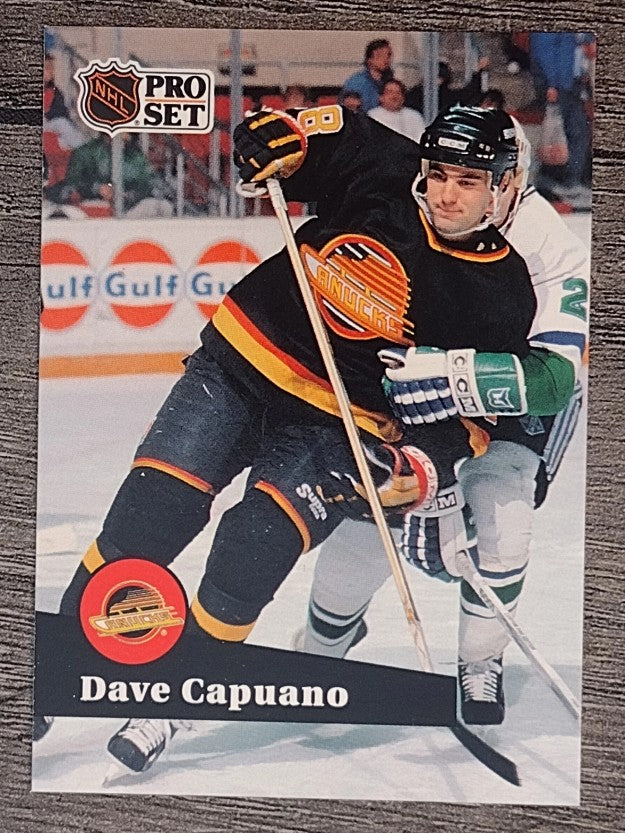 1991-92 Pro Set French #237 Dave Capuano