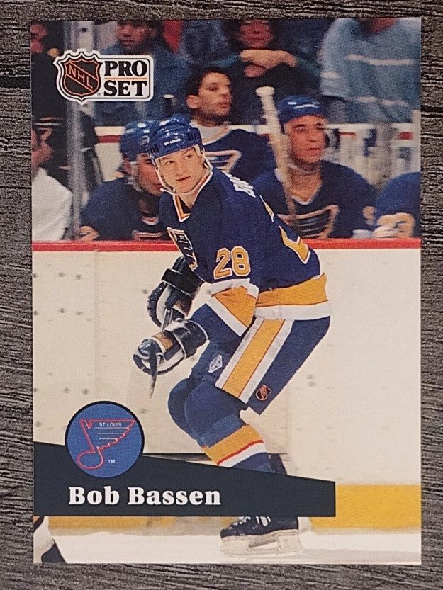 1991-92 Pro Set French #221 Bob Bassen