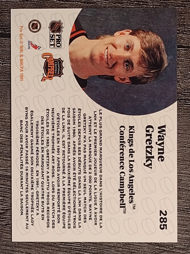 1991-92 Pro Set French #285 Wayne Gretzky AS
