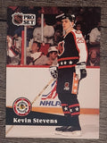 1991-92 Pro Set French #314 Kevin Stevens AS