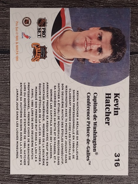 1991-92 Pro Set French #316 Kevin Hatcher AS