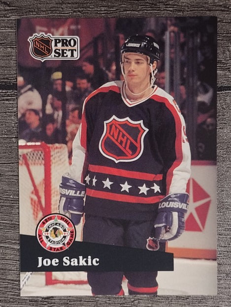 1991-92 Pro Set French #315 Joe Sakic AS