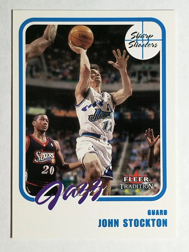 2000-01 Fleer Sharpshooters #SS5 John Stockton