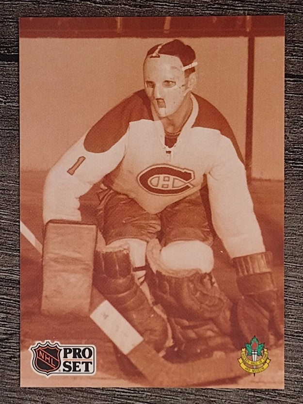 1991-92 Pro Set French #341 Jacques Plante