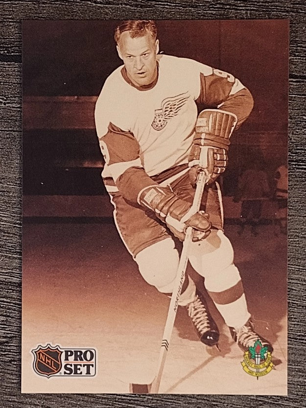 1991-92 Pro Set French #344 Gordie Howe