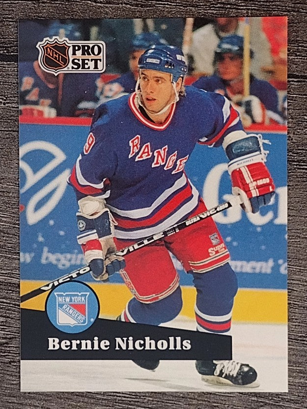 1991-92 Pro Set French #166 Bernie Nicholls