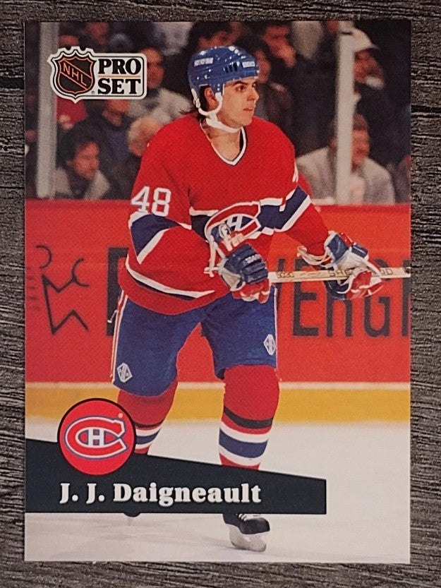 1991-92 Pro Set French #124 J.J. Daigneault