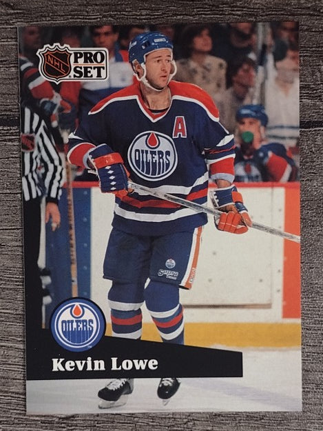 1991-92 Pro Set French #76 Kevin Lowe