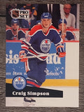 1991-92 Pro Set French #69 Craig Simpson