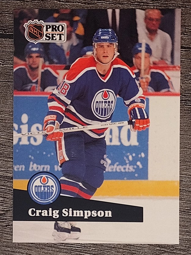 1991-92 Pro Set French #69 Craig Simpson