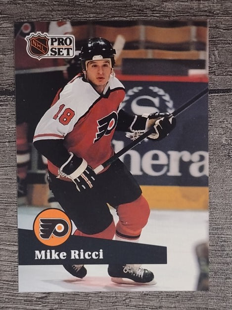 1991-92 Pro Set French #170 Mike Ricci