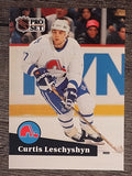 1991-92 Pro Set French #198 Curtis Leschyshyn