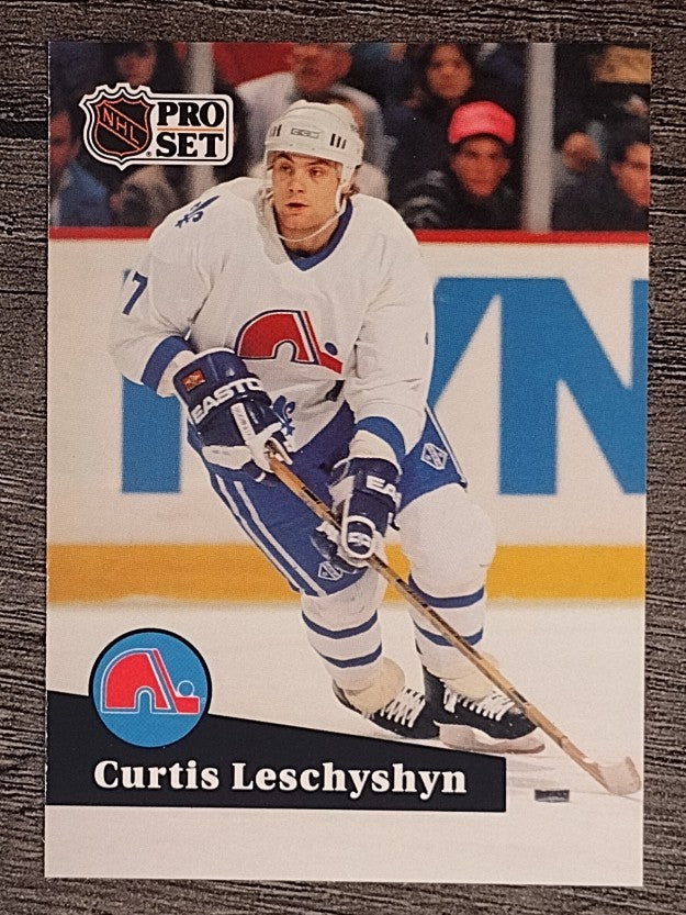 1991-92 Pro Set French #198 Curtis Leschyshyn