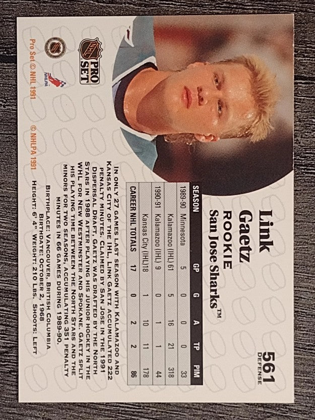 1991-92 Pro Set #561 Link Gaetz