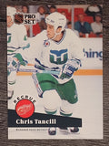 1991-92 Pro Set French #539 Chris Tancill RC