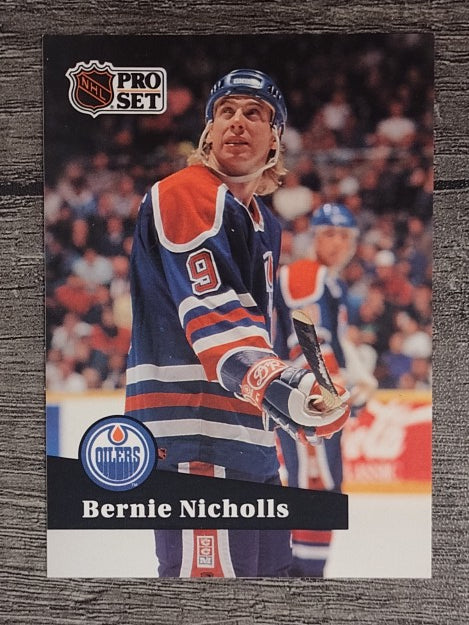 1991-92 Pro Set #386 Bernie Nicholls