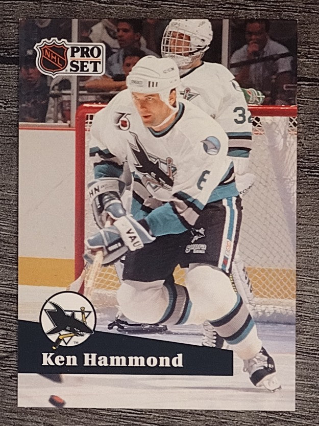 1991-92 Pro Set #484 Ken Hammond RC