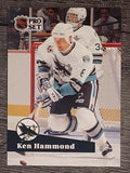 1991-92 Pro Set #484 Ken Hammond RC
