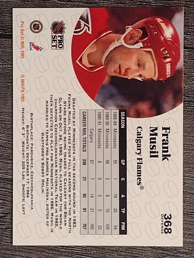 1991-92 Pro Set #368 Frank Musil
