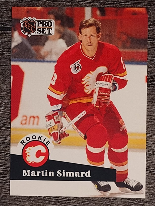1991-92 Pro Set #526 Martin Simard