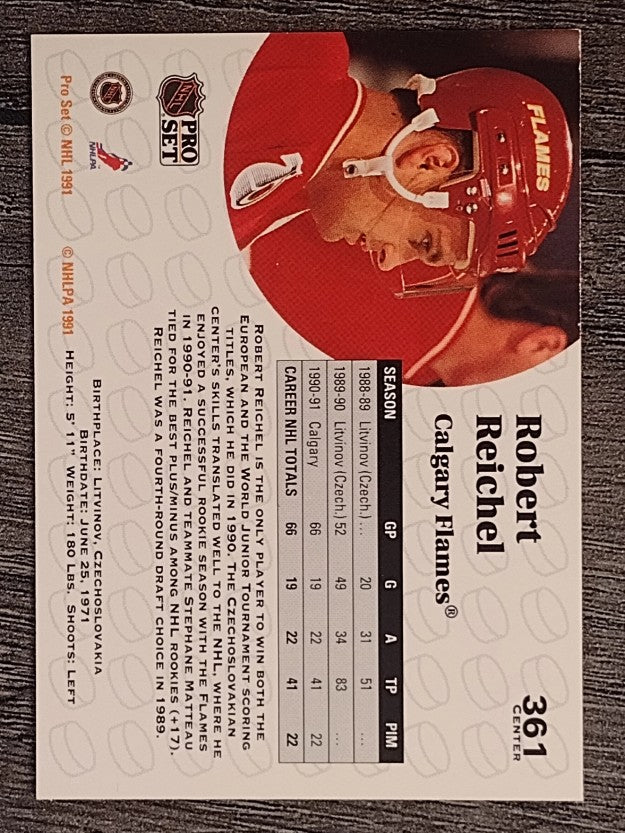 1991-92 Pro Set #361 Robert Reichel