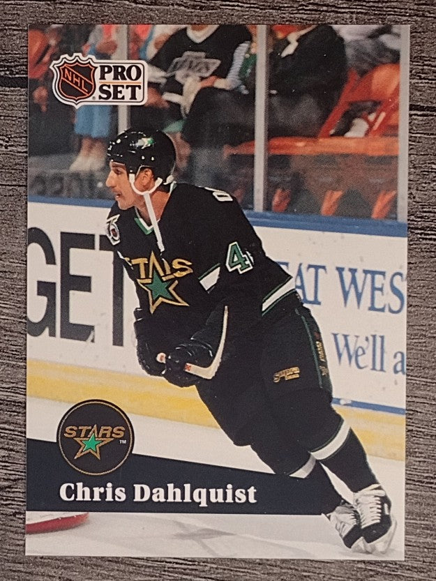1991-92 Pro Set #408 Chris Dahlquist