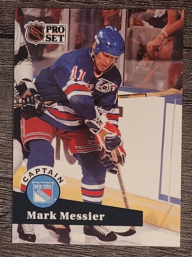 1991-92 Pro Set #579 Mark Messier CAP