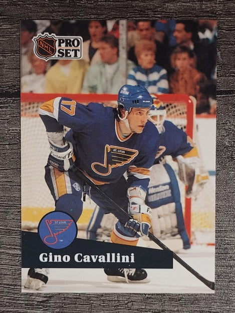 1991-92 Pro Set French #218 Gino Cavallini