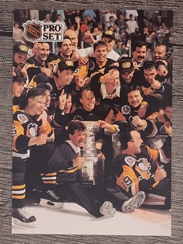1991-92 Pro Set French #319 Pittsburgh Penguins
