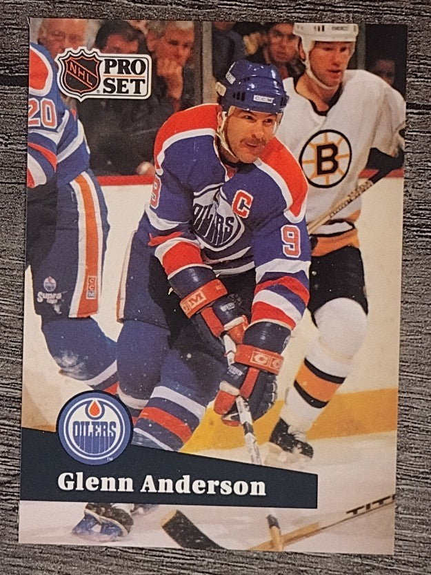 1991-92 Pro Set French #75 Glenn Anderson