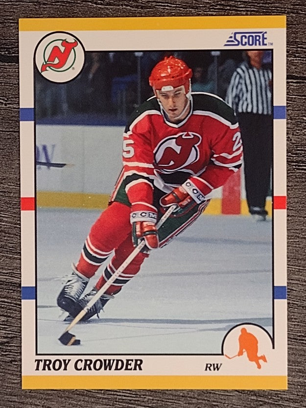 1990-91 Score Rookie Traded #43T Troy Crowder RC