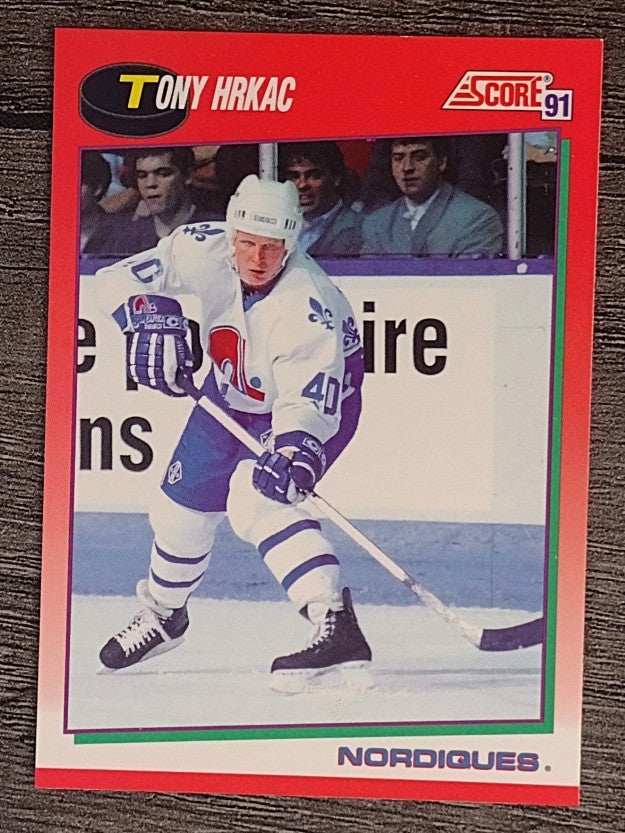 1991-92 Score Canadian English #122 Tony Hrkac