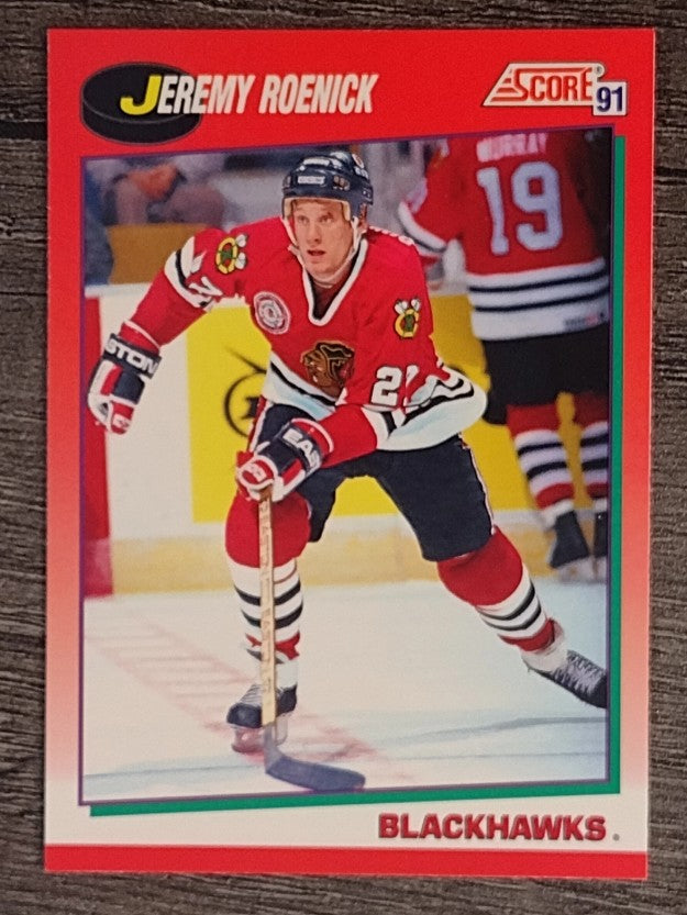 1991-92 Score Canadian English #220 Jeremy Roenick