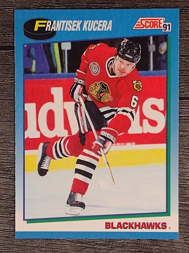 1991-92 Score Canadian English #390 Frantisek Kucera