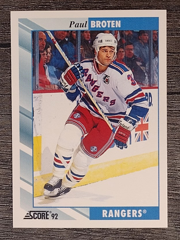1992-93 Score #353 Paul Broten