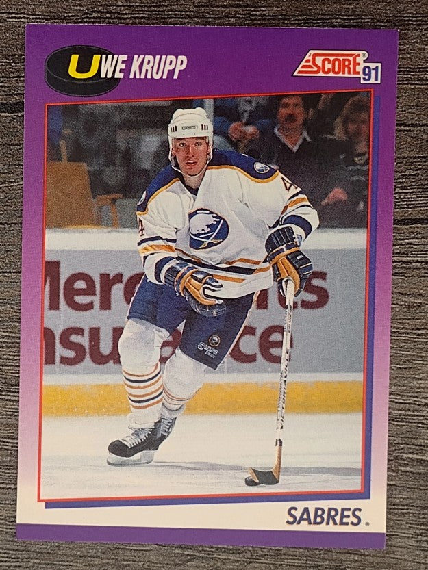 1991-92 Score American #84 Uwe Krupp