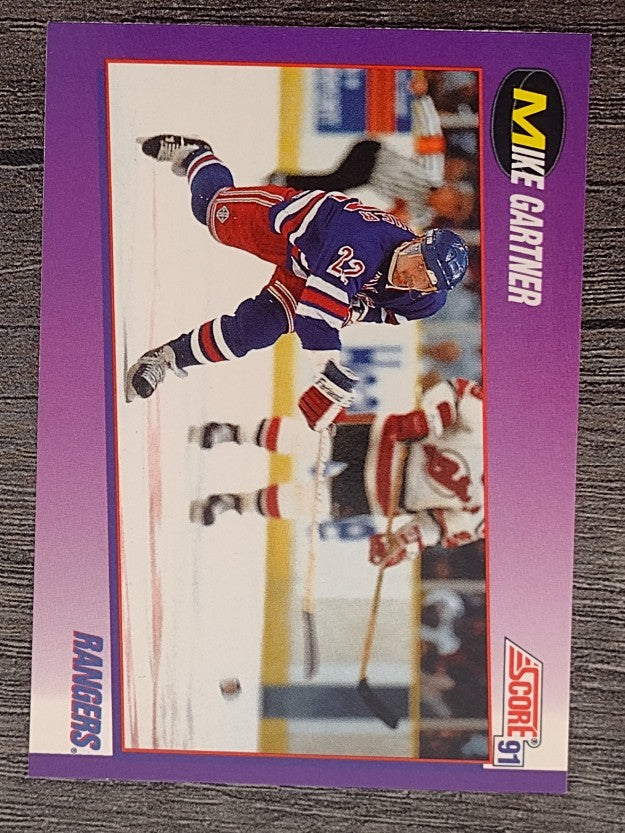 1991-92 Score American #135 Mike Gartner